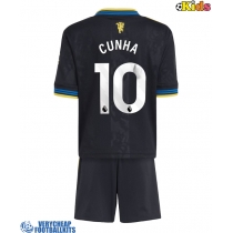 Manchester United Matheus Cunha #10 Replica Third Minikit 2025-26 Short Sleeve (+ pants)